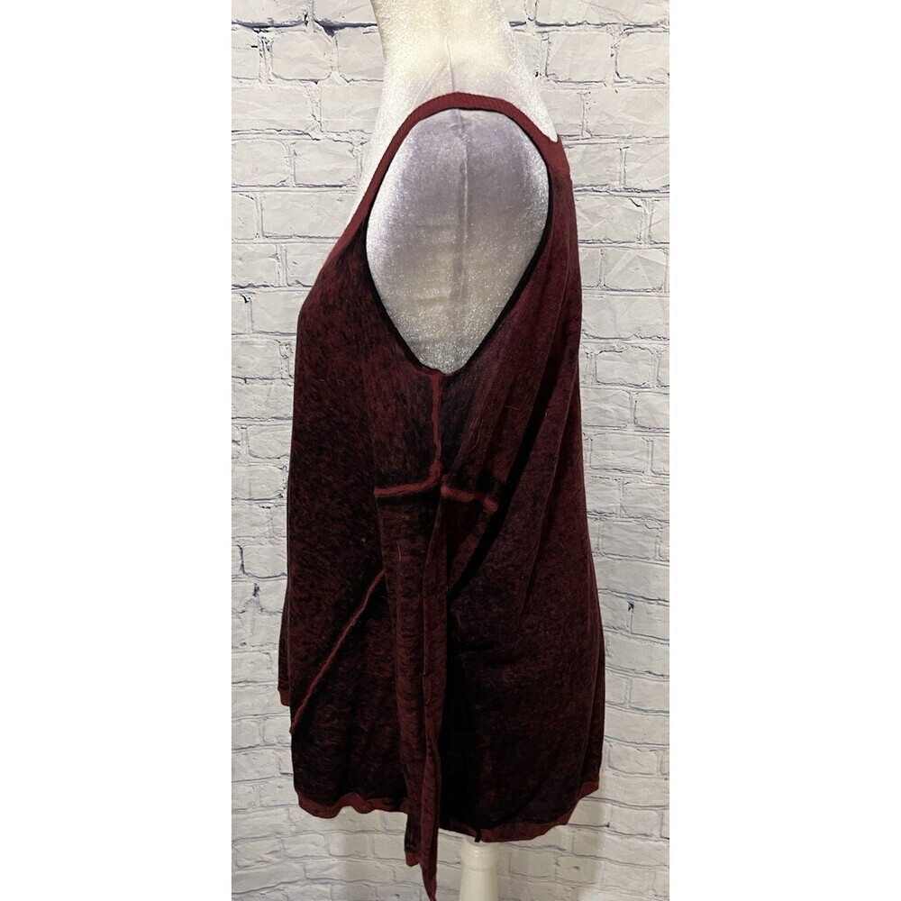 Rock & Republic Women’s Burnout Cold Shoulder Tunic Cotton Sweater Size Medium - Picture 3 of 6